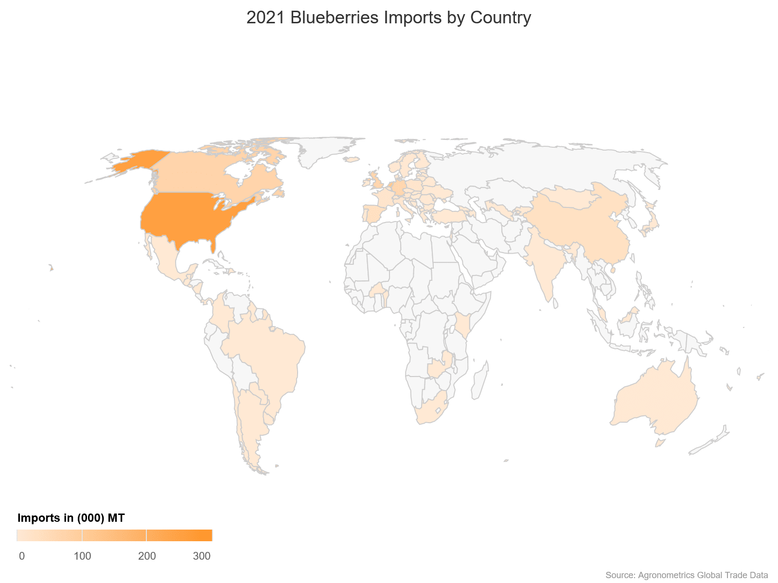 2021 blueberries imports